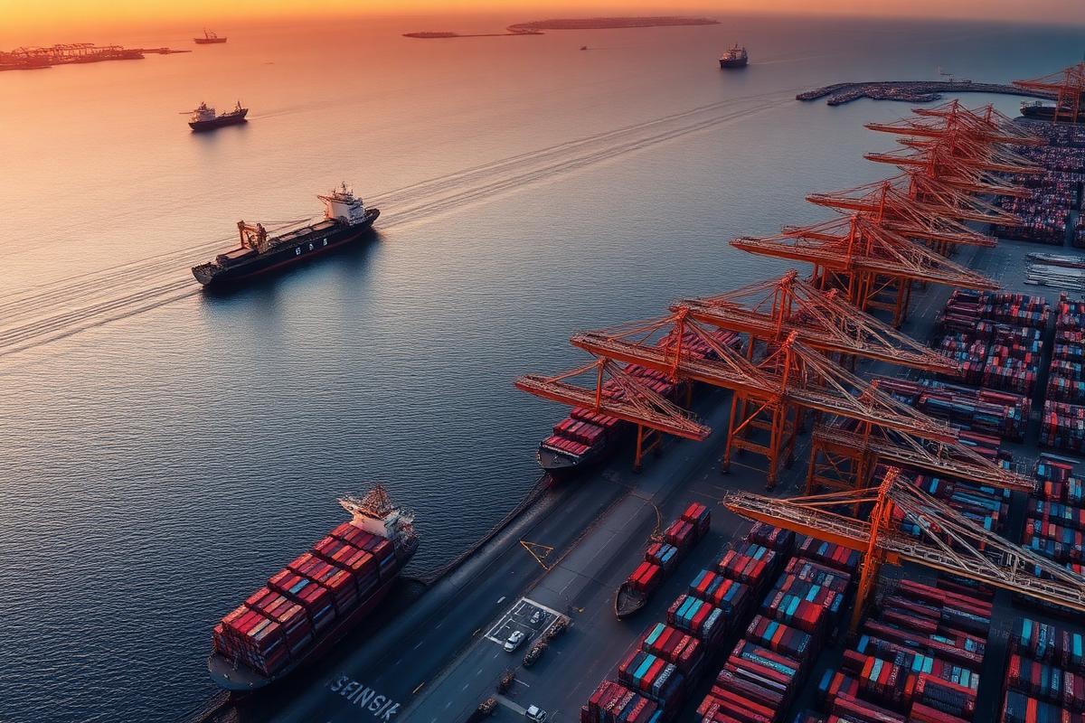 Port sunset